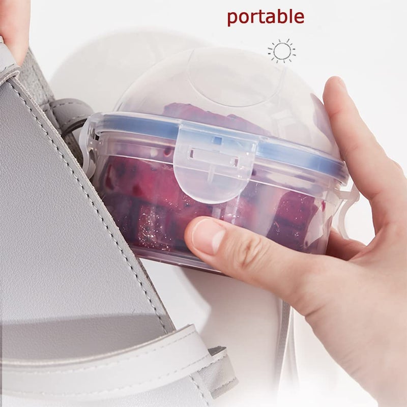 AYCCNH AYCCNH 2 Pack Onion Storage Container and Tomato Lemon Apple Produce Saver Holder  Portable Fruit and Vegetable Food Storage Keeper Containers for Fridge - Image 3