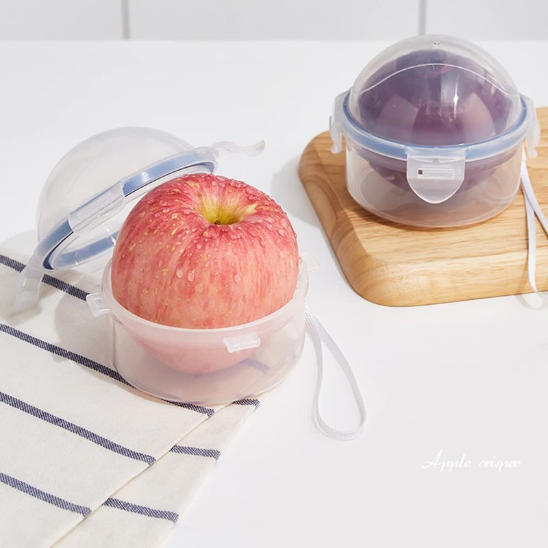 AYCCNH AYCCNH 2 Pack Onion Storage Container and Tomato Lemon Apple Produce Saver Holder  Portable Fruit and Vegetable Food Storage Keeper Containers for Fridge - Image 2