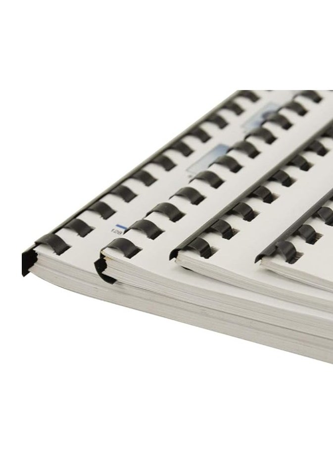 MASTER PLUS Comb Binding Spiral 35mm Plastic 50 Sheet 50pcs  - Image 2