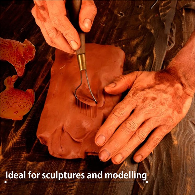 Old Potters Low Fire Pottery Clay (Cones 06-2) Art Modeling Clay, Ideal for Wheel Throwing and Hand Building, Pottery Clay for Sculpting, Beginners, and Advanced, 10 lbs Terra Cotta - Image 5