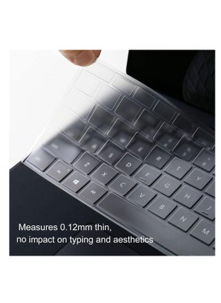 Ultra Thin TPU Keyboard Cover for Microsoft 2024 Surface Pro (11th Edition Copilot+ PC) & Surface Pro 10 13", 2022 2021 Surface Pro 9 8 13" i5 i7 & Surface Pro X 13" 2020 2019 Protector - pzsku/Z1A62B275E1F66B2C1125Z/45/_/1732936658/70bb285d-7198-4211-ba0f-151ccc53a01a