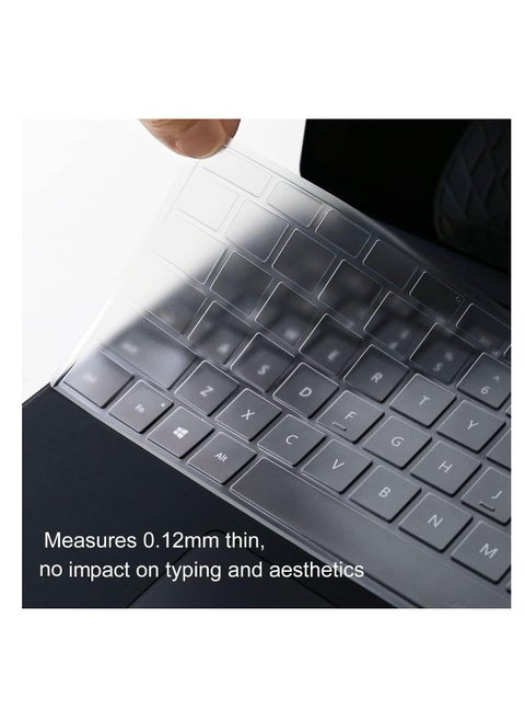Ultra Thin TPU Keyboard Cover for Microsoft 2024 Surface Pro (11th Edition Copilot+ PC) & Surface Pro 10 13", 2022 2021 Surface Pro 9 8 13" i5 i7 & Surface Pro X 13" 2020 2019 Protector