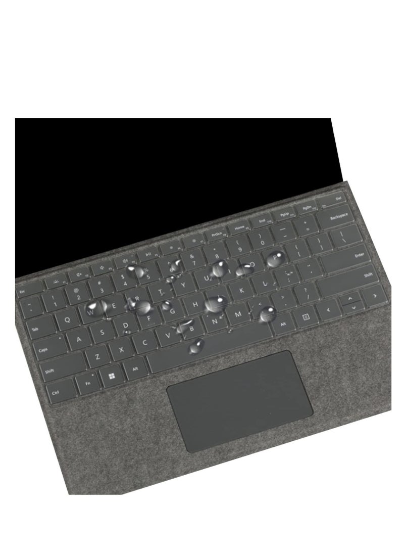 Ultra Thin TPU Keyboard Cover for Microsoft 2024 Surface Pro (11th Edition Copilot+ PC) & Surface Pro 10 13", 2022 2021 Surface Pro 9 8 13" i5 i7 & Surface Pro X 13" 2020 2019 Protector  - Image 3