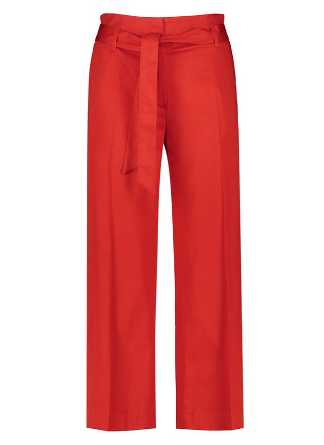 GERRY WEBER length trousers with a wide tie-around belt  - Image 4