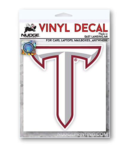 Nudge Printing Collegiate NCAA Car Decal Made from Premium Weatherproof Vinyl (Troy University) - Image 2