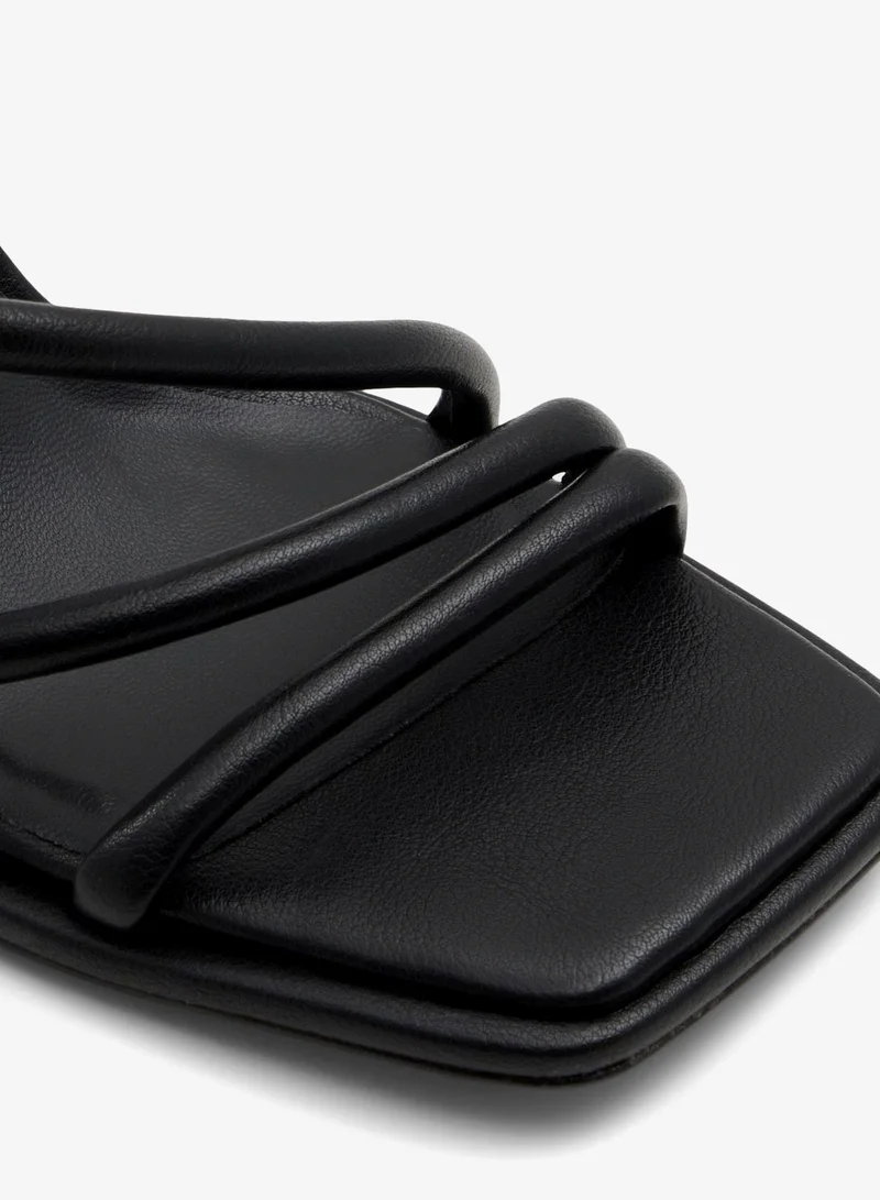 CALL IT SPRING Black Luxe Slingback Heeled Sandals for Women | Best Price UAE