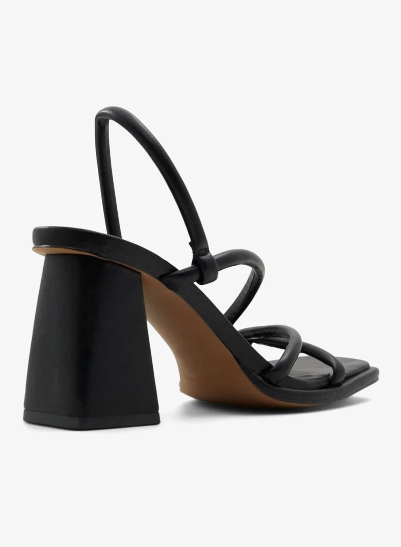 CALL IT SPRING Black Luxe Slingback Heeled Sandals for Women | Best Price UAE