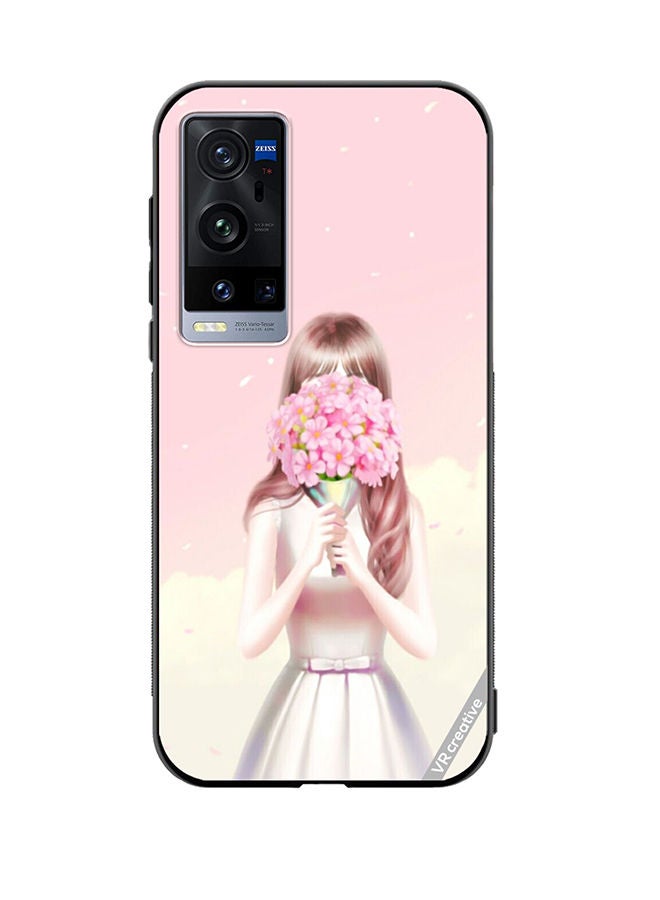 VR CREATIVE Protective Case Cover For Vivo X60 Pro Plus Blush Flowers Design Multicolour - Image 1