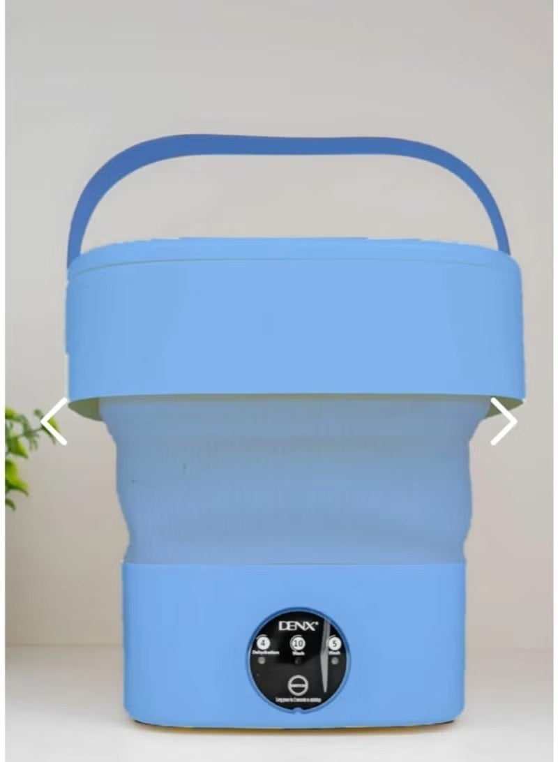 Generic Portable Foldable Mini Washing Machine – Multicolor Compact Electric Washer for Underwear, Socks & Light Clothes – Space Saving Travel Washing Machine for Home and Trips, packing may vary - Image 5