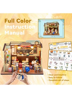 Flever Flever Dollhouse Miniature DIY House Kit Creative Room with Furniture for Romantic Valentine's Gift(The Age of Innocence)  - Image 4