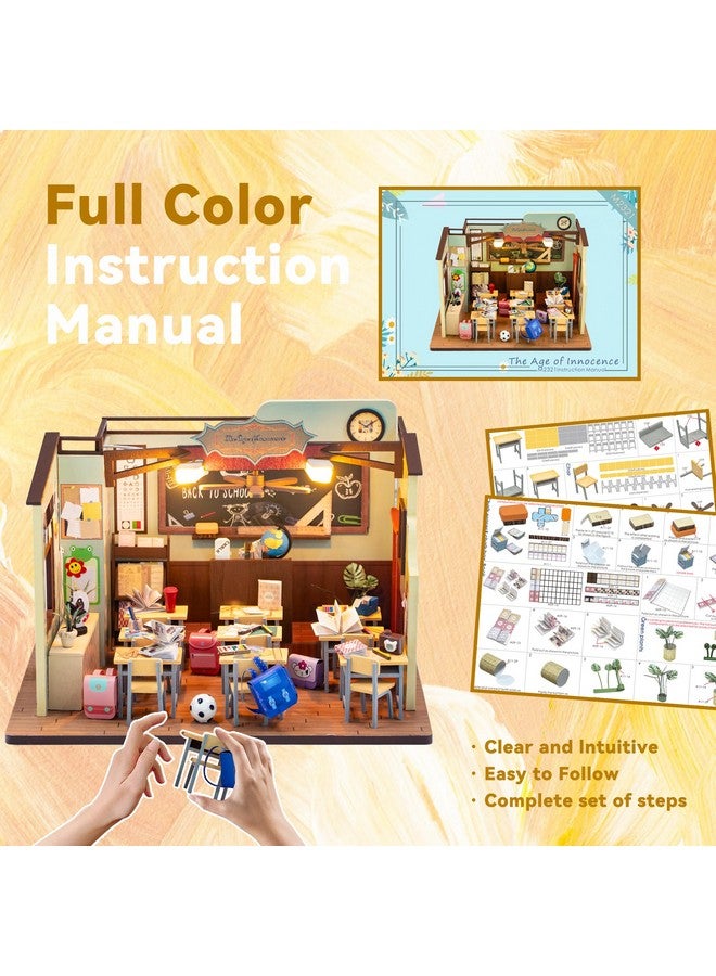 فليفر مجموعة منزل دمى فليفر المصغر، غرفة إبداعية مع أثاث لهدية عيد الحب الرومانسية (عصر البراءة) - Image 4