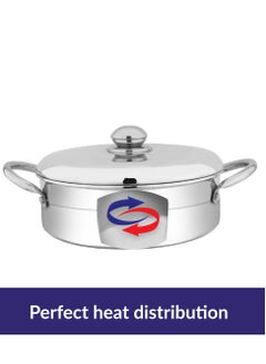 6 October Alu, Round Oven Dish With S.Steel Handle &Lid Size No.30Cm .  - Image 4