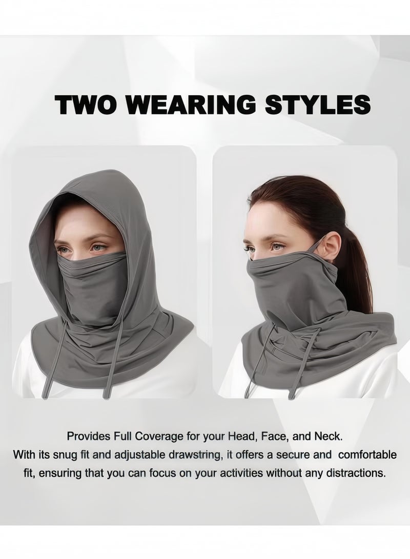 2 PCS Balaclava Face Mask Sun UV Protection Hood Breathable Full Head Mask Face Cover for Men Women Cycling Skiing Fishing - Image 3