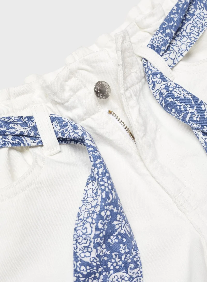 MANGO Kids Paperbag Shorts