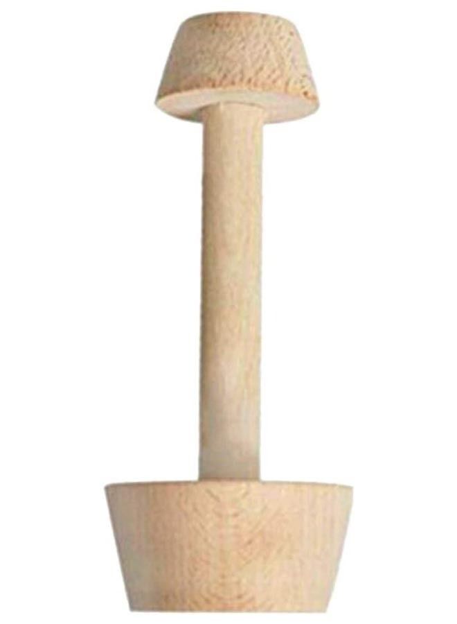 لي يينج قالب خشبي لعجن المعجنات مزدوج الوجه بني 14.5سم - Image 1