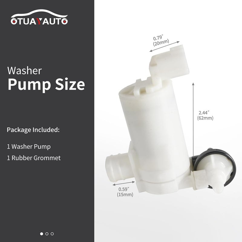 OTUAYAUTO Windshield Washer Pump for Nissan and Infiniti - OEM Replacement - Image 2