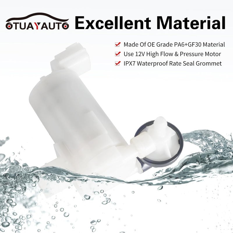 OTUAYAUTO Windshield Washer Pump for Nissan and Infiniti - OEM Replacement - Image 5