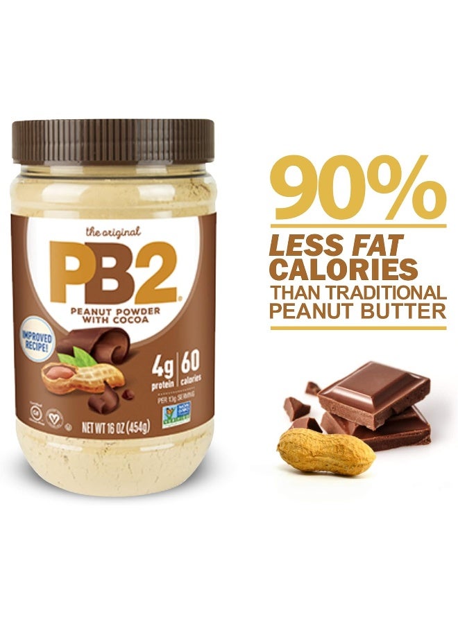 PB2 Powdered Peanut Butter with Cocoa Bundle, 16 oz (2 pack) - Image 4