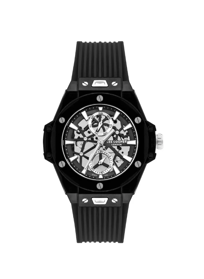 لي كوبر Men's Silicone Multi Function Watch LC07975.651 - 44 mm