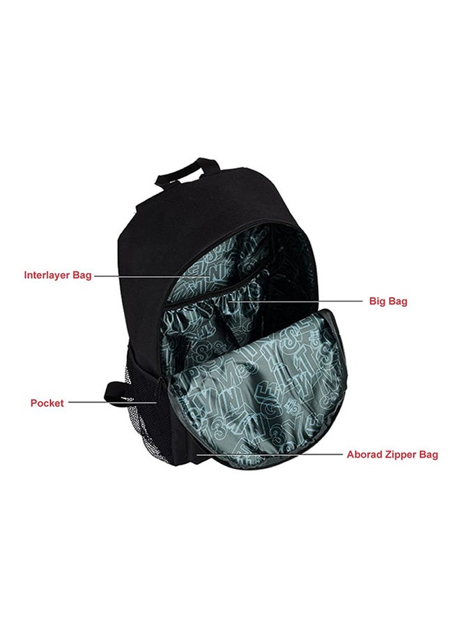 Anti-Theft Student School Bag Anime Luminous Usb Charge Laptop Computer Backpack Black - Image 3