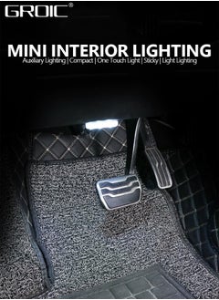GROIC 2 Pcs USB Rechargeable Car Touch Light, Magnetic Night Light with Touch Activated On/Off, LED Lamp Beads Wall Light for Car, Bathroom, Bedroom, Stairs, Hallway, Garage  - Image 4