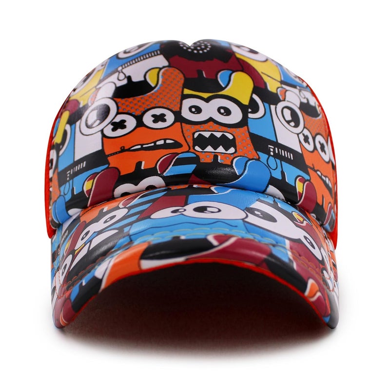 VRITRAZ Stylish Summer Kids Cap with Toons Print for 6 to 14 Years Girls and Boys. - Image 2