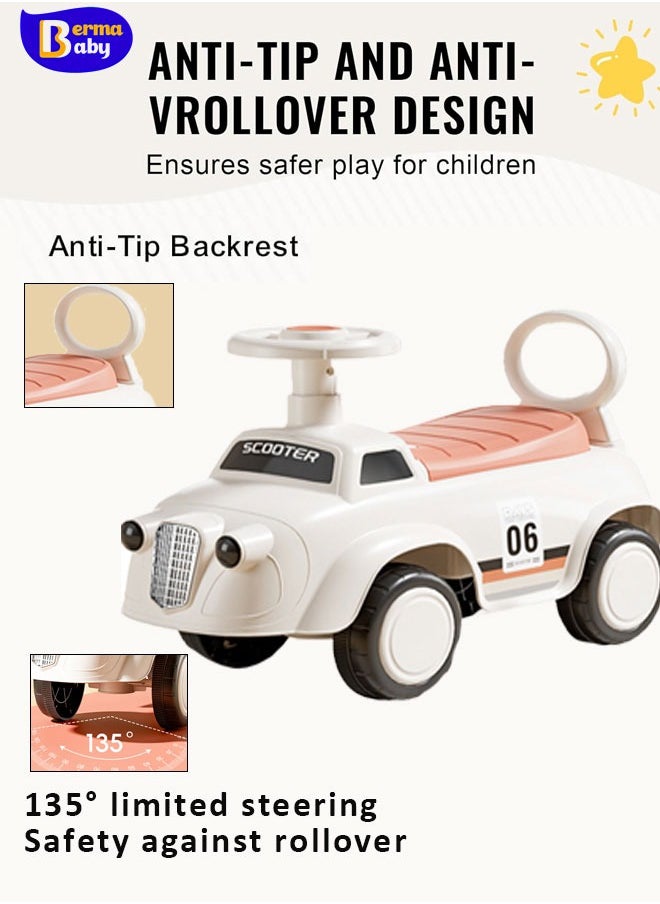Push Ride-on Car - A licensed ride-on car can be used as a pushchair or walk-behind.