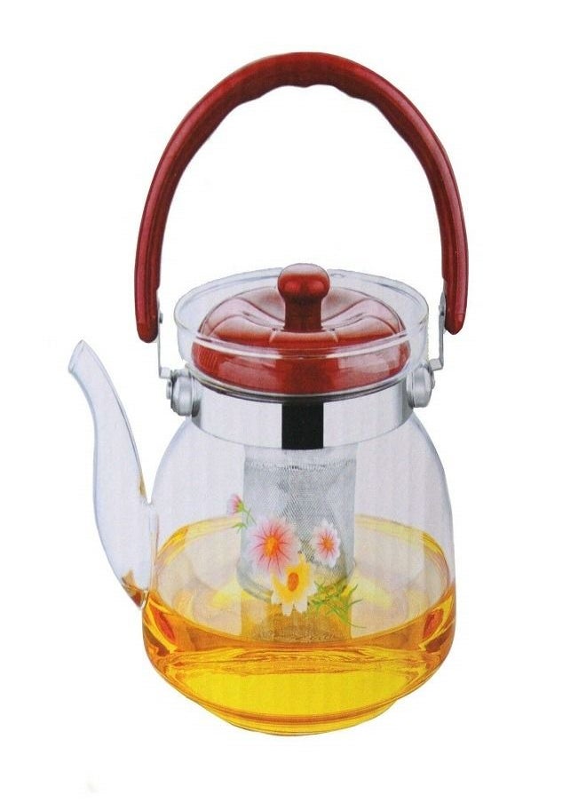 Generic - Teapot Stove Top Glass Tea Kettle Infuser Coffee Pot Ceramic Stovetop Safe - Image 1