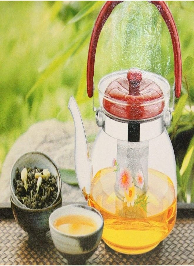 Generic - Teapot Stove Top Glass Tea Kettle Infuser Coffee Pot Ceramic Stovetop Safe - Image 1