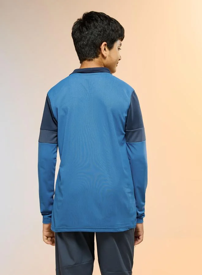 Technosport Technosport Teen Color Block Slim Fit Polo