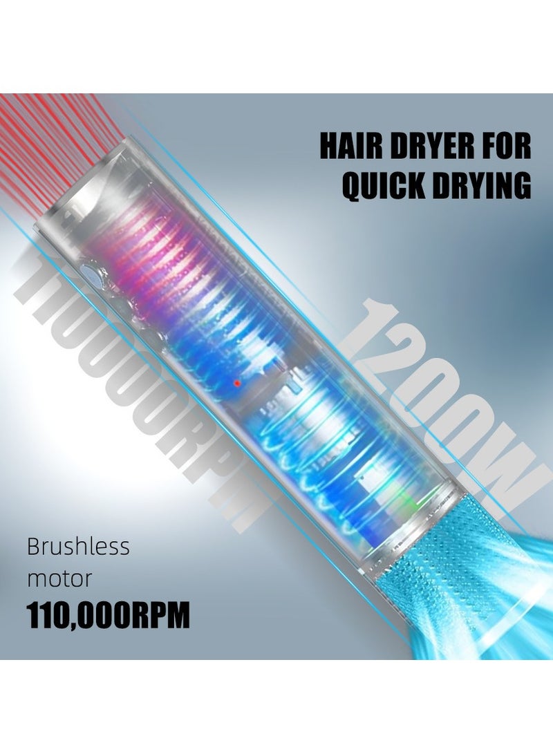 PROFESSIONAL 5-IN-1 Multifunctional Hot Air Comb, High-speed Brushless Hair Dryer, Curling Iron, Hair Straightener - Image 5