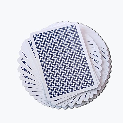 IMAGAME Plastic Playing Cards, Poker Size, Excellent Quality, Jumbo Index, Waterproof & Washable, Perfect for Texas Hold’em Poker, 6 Blue Deck & 6 Red Deck - Image 4