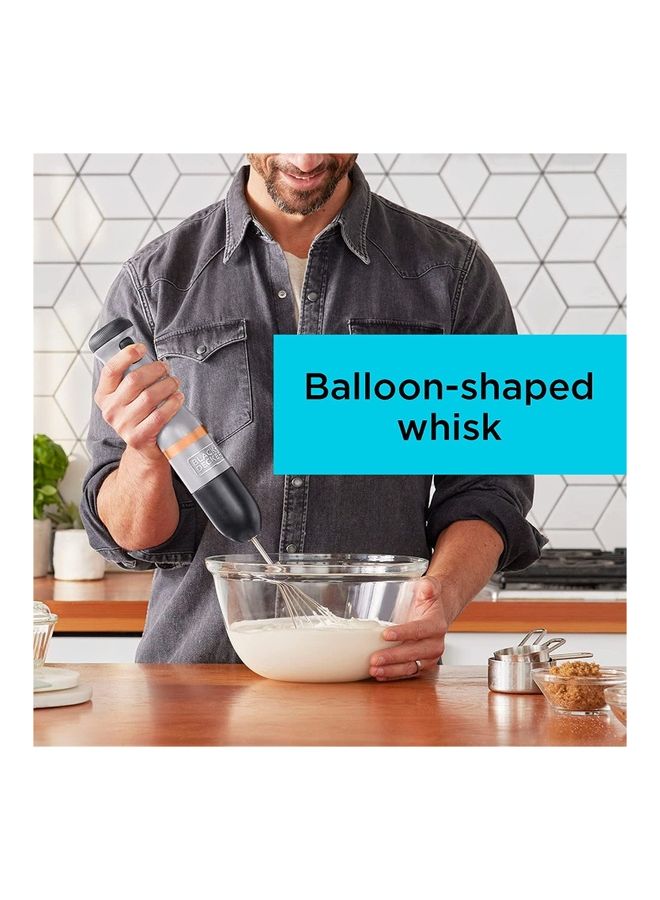 BLACK+DECKER Kitchen Wand Whisk Attachment BCKM101WHFF-XJ Black - Image 5