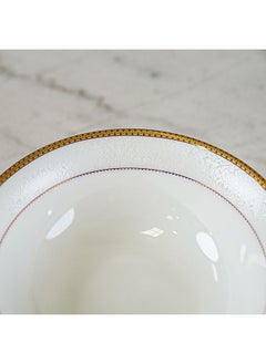DANUBE HOME Valentina Soup Bowl Fine Bone China Elegant Tableware Versatile Bowl High Quality Dinnerware For Home Kitchen & Dining Room L15xW15xH4.5cm White  - Image 4
