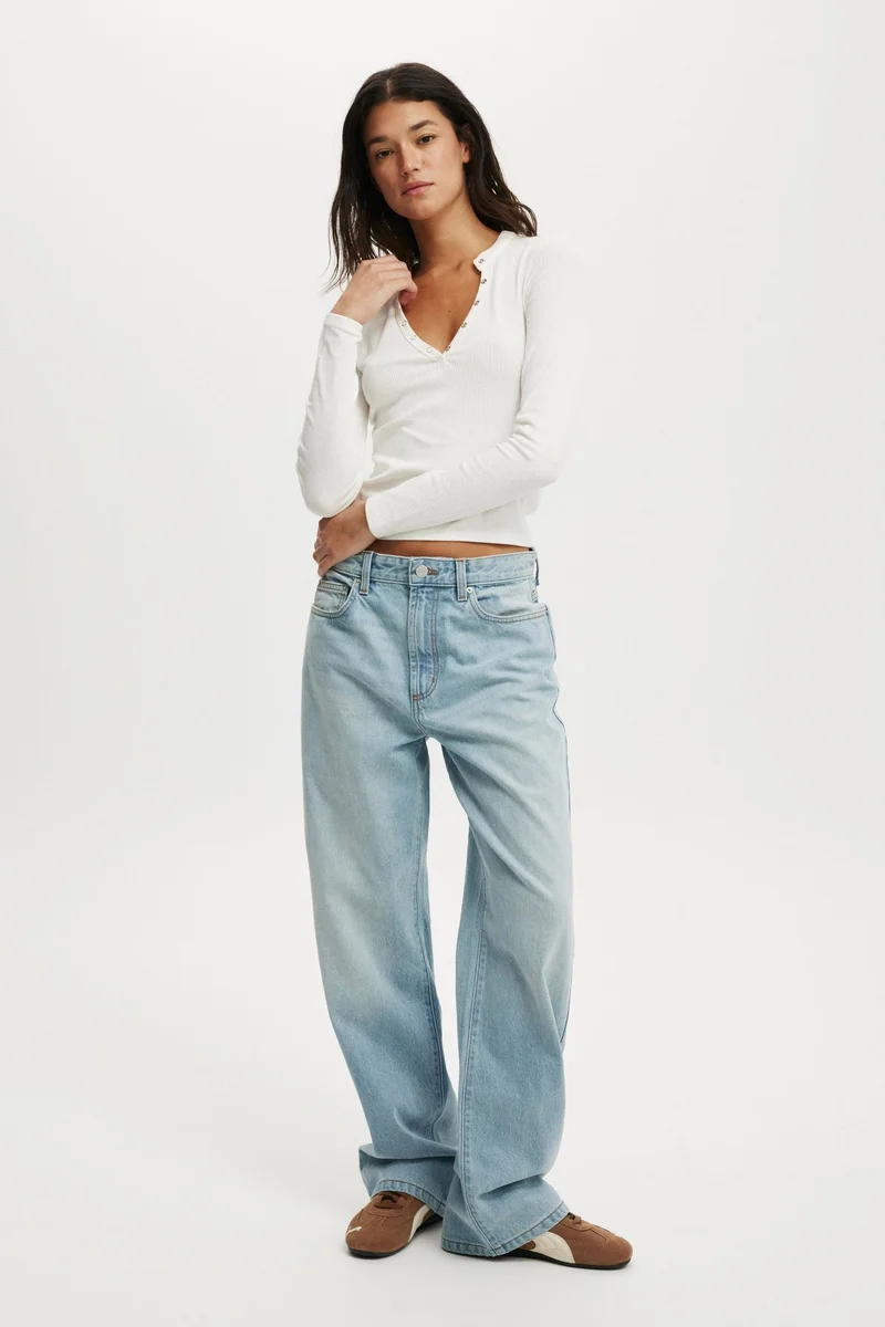 Cotton On Ryan Henley Long Sleeve