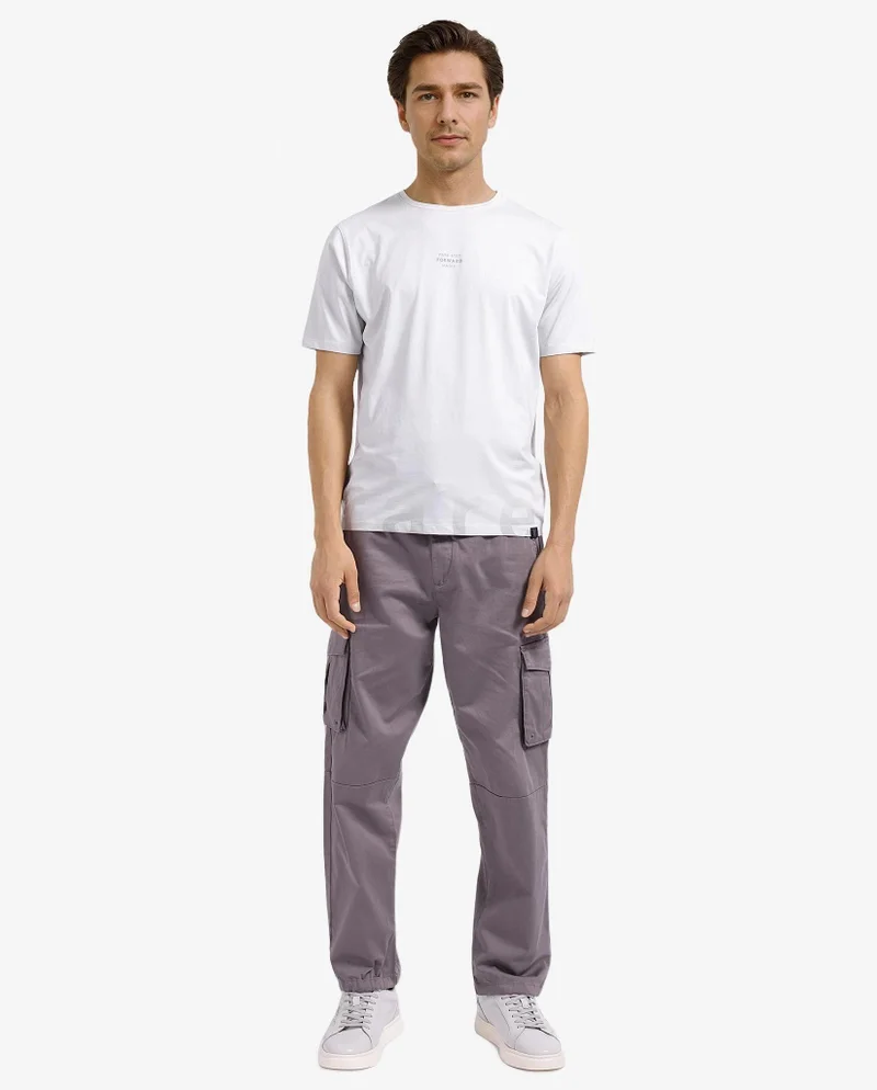 Rare Rabbit Men's Typography Print T-Shirt