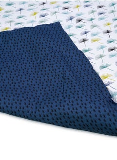 Home-Tex Design King Size 100% Cotton 6 Piece Bed Set with reversible Duvet cover - 1 Flat Sheet 240x260 cm 1 Duvet Cover 240x200 cm 4 Pillows 50x80 cm Design Palmette  - Image 5