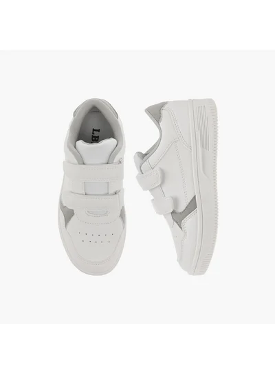 LBL by Shoexpress Boys Panelled Sneakers with Hook and Loop Closure