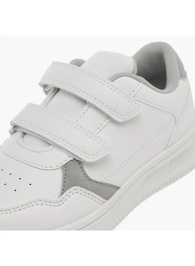 LBL by Shoexpress Boys Panelled Sneakers with Hook and Loop Closure