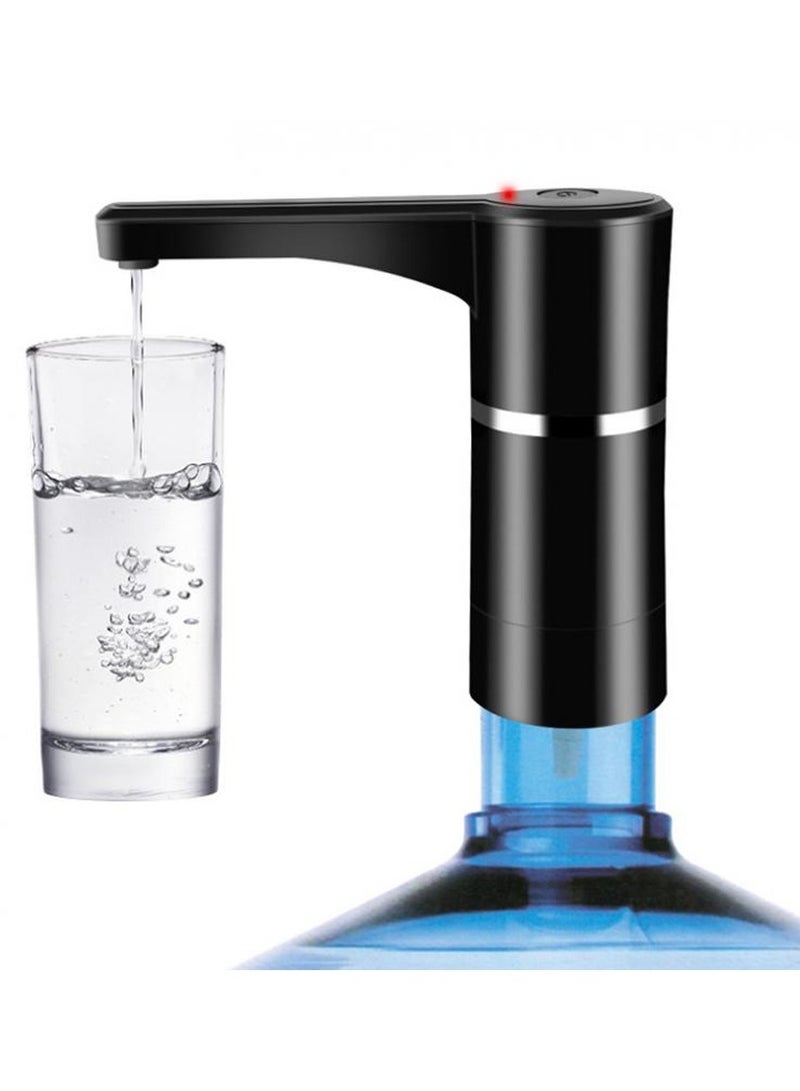 JIHAM موزع زجاجات الماء، مضخة زجاجة الماء شحن USB مضخة مياه شرب أوتوماتيكية مضخة جرة الماء موزع مياه كهربائي مفتاح زجاجة الماء لزجاجة 5 جالون عالمية - Image 1