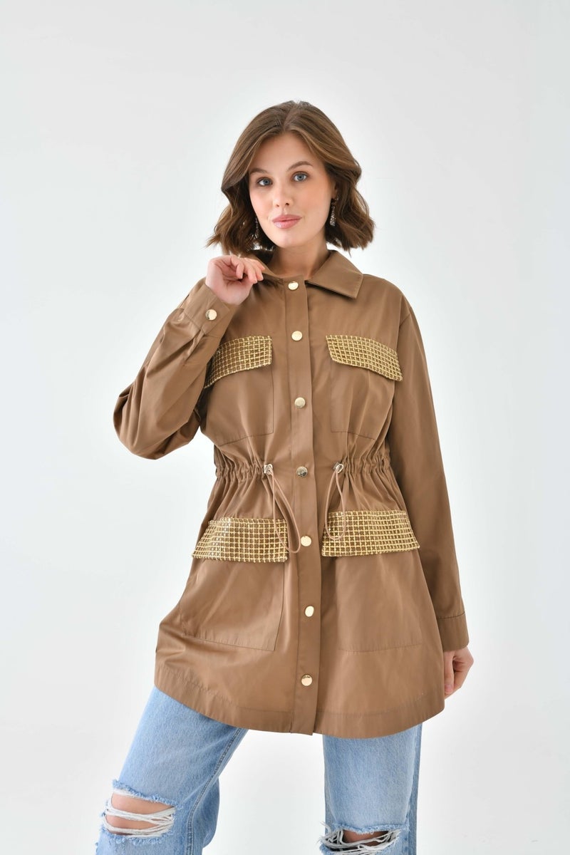 Garmi Women's Parachute Cap Camel  - Image 2