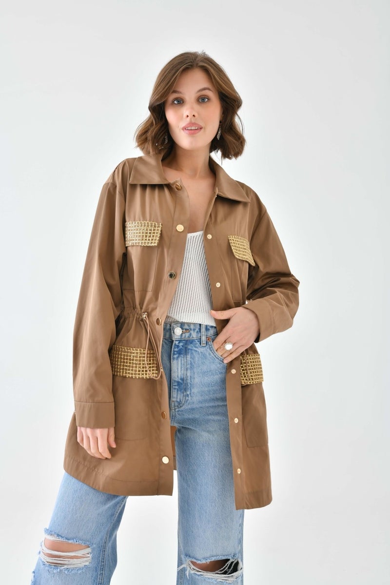 Garmi Women's Parachute Cap Camel  - Image 1