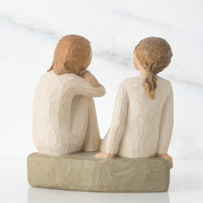 Willow Tree Heart and Soul, Open hearts, sharing souls, trusted friends, Celebrate Supportive Friendships Among Women, Sisters, Co-Workers, Neighbors, Mothers & Daughters, Sculpted Hand-Painted Figure - Image 4