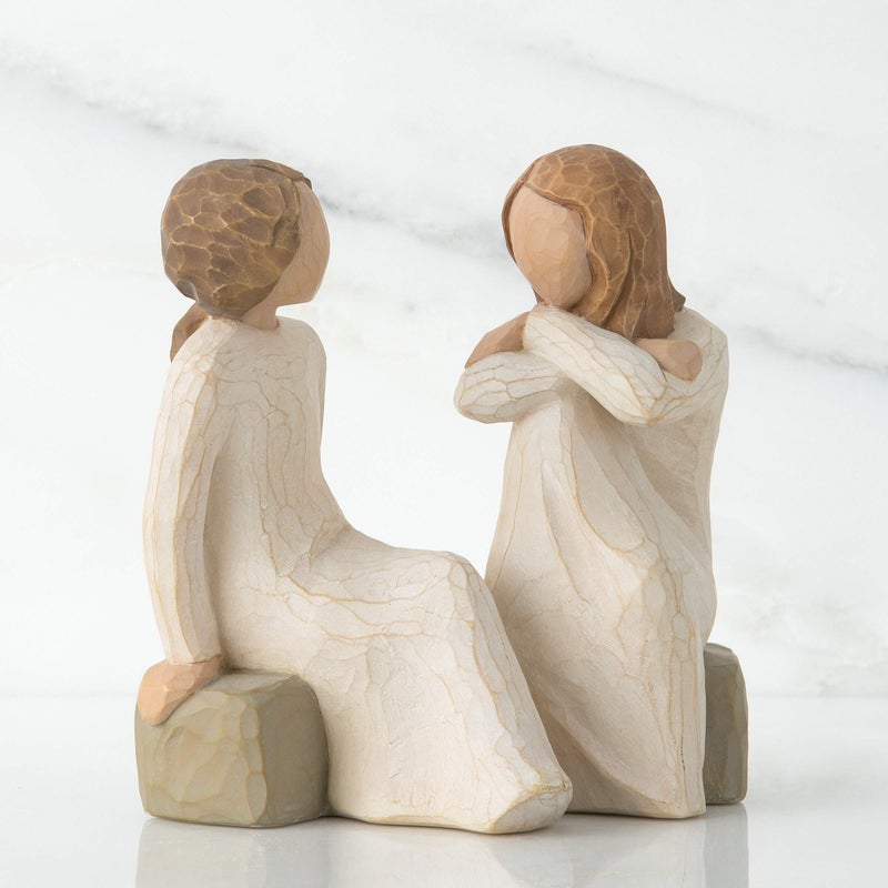 Willow Tree Heart and Soul, Open hearts, sharing souls, trusted friends, Celebrate Supportive Friendships Among Women, Sisters, Co-Workers, Neighbors, Mothers & Daughters, Sculpted Hand-Painted Figure - Image 2