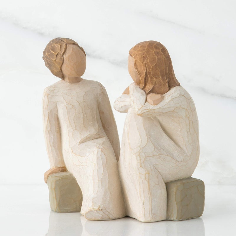 Willow Tree Heart and Soul, Open hearts, sharing souls, trusted friends, Celebrate Supportive Friendships Among Women, Sisters, Co-Workers, Neighbors, Mothers & Daughters, Sculpted Hand-Painted Figure - Image 3
