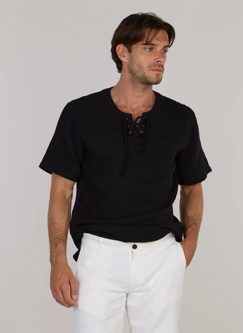 جاست نيتشر رقبة دائرية بخيط