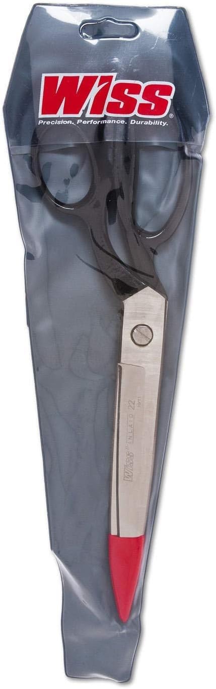 Wiss Crescent Wiss 12" Bent Handle Industrial Shears - Professional Heavy Duty Utility Scissors Tool for Sewing Fabric, Upholstery & Leather - W22N - Image 4