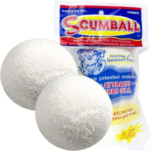 Horizon Scumball Pool & Spa Scum Eliminating Ball (1 Pack of 2), The Original USA Patented Reusable Scumball Used for Over 20 Years in The Pool and Spa Industry, HV-SB2PK - Image 1