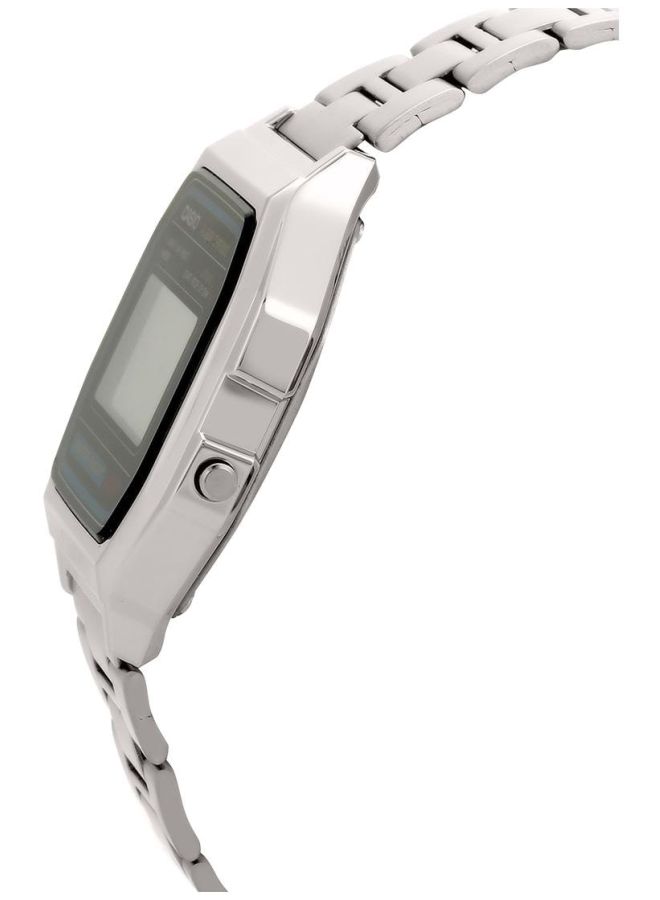 CASIO Men Water Resistant Stainless Steel Digital Watch A158WA-1DF Silver - Image 3