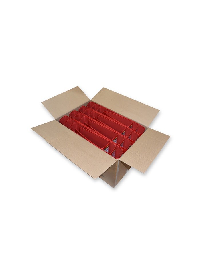 Alba Rado - PVC BOX FILE 24-PIECE RED 8CM - Image 1